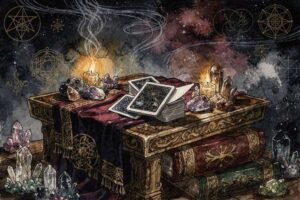 Carta del Tarot interpretada según la astrología para Cáncer y su conexión con la intuición.
