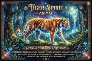 Animal de Espíritu Tigre: Significado, Simbolismo y Mensajes