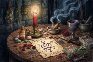 Hechizo de Amor: Guía Completa de Rituales, Materiales y Pasos