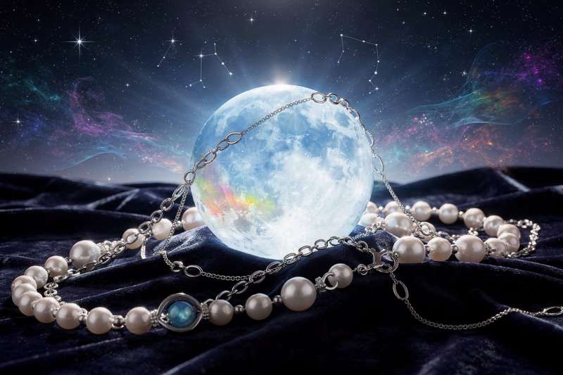 Cristal translúcido de color blanco lechoso con brillo opalescente característico de la piedra de luna mineral.