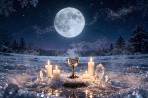 Luna Fría (Diciembre): Significado, Energía y Rituales de Luna Llena