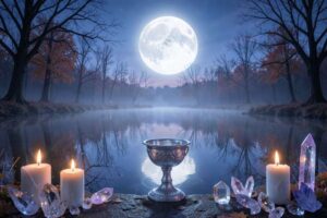 Luna del Castor (Noviembre): Significado, Energía y Rituales de Luna Llena
