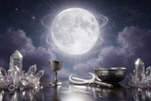 Luna de Flores (Mayo): Significado, Energía y Rituales de Luna Llena