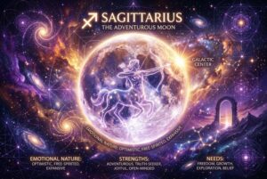 Luna en Sagitario: Naturaleza Emocional, Fortalezas y Necesidades