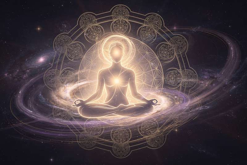 Persona en posición de loto practicando meditación en un espacio tranquilo para reducir síntomas de ansiedad.