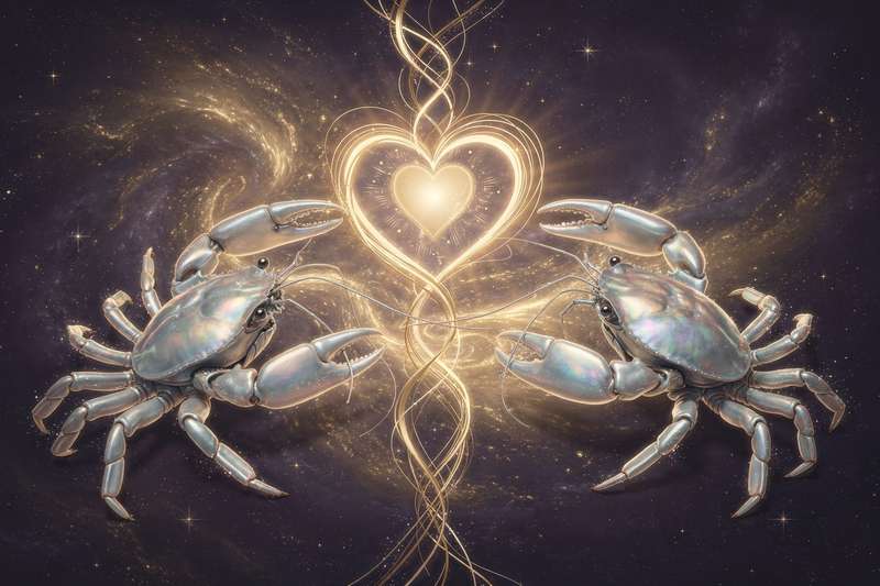 Dos personas del signo Cáncer compartiendo un momento de intimidad emocional y conexión profunda.