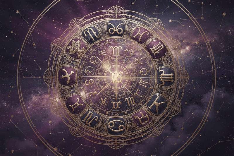Toro, Leo, Escorpio y Acuario representados en círculo mostrando su naturaleza inmutable y poder de permanencia zodiacal.