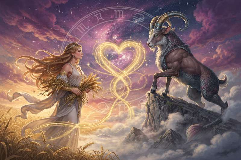 Pareja de signos de tierra unidos en proyecto común bajo la influencia astral de Virgo y Capricornio.