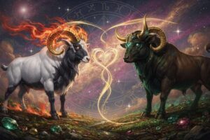 Compatibilidad Aries y Tauro: Cuando el Fuego se Encuentra con la Tierra en un Romance de Lenta Combustión