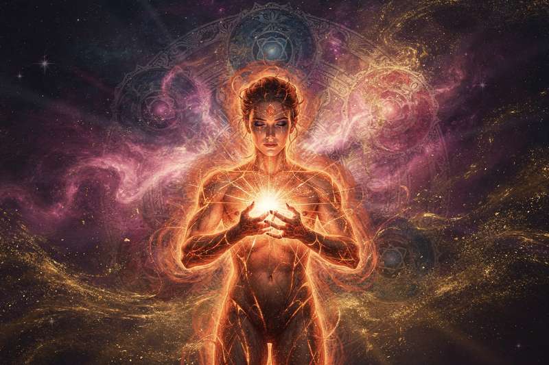Persona con energía dinámica iniciando un proyecto con determinación y claridad en su propósito vital.