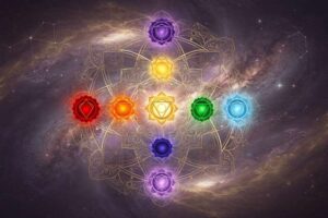 Prueba interactiva para identificar desequilibrios energéticos en tu sistema de chakras y conocer cuál necesita sanación.