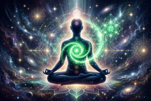 Centro energético en el pecho que regula el amor, la compasión y las relaciones emocionales en el cuerpo humano.