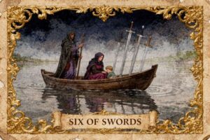 Significados del Tarot Seis de Espadas: Navega tu Transición con Gracia