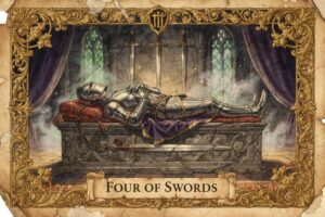 Cuatro de Espadas Tarot: Significados de la Carta de Descanso y Reflexión