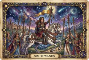Significado del Seis de Bastos en el Tarot: Tu Guía hacia el Éxito y el Reconocimiento