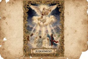 Arcana mayor del tarot que representa el renacimiento, la transformación y el llamado a elevar la conciencia espiritual.