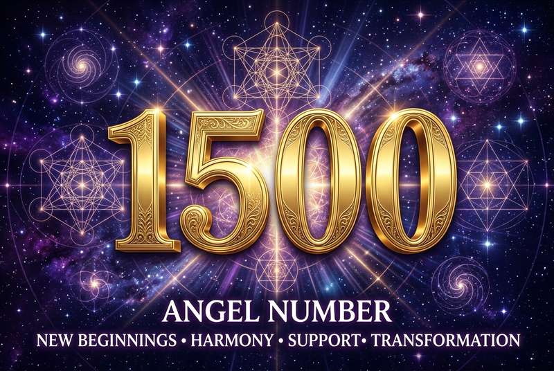 Significado espiritual del número 1500 en la numerología angelical y su conexión con el propósito de vida.