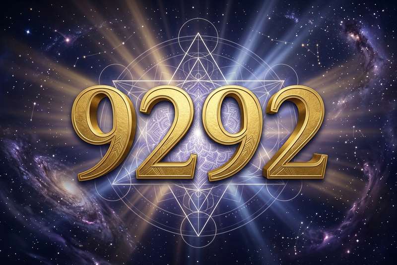 Significado espiritual del número angélico 9292 que guía el crecimiento personal y la evolución divina.