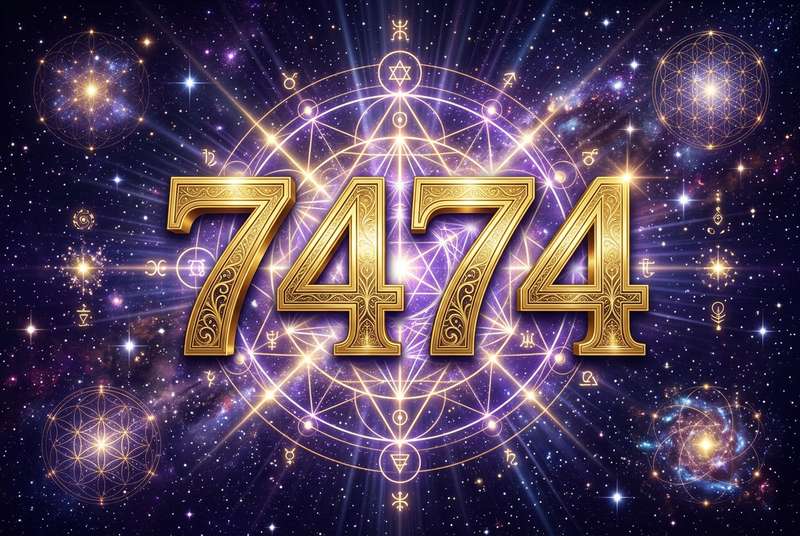 Significado del número 7474 como mensaje divino para potenciar el desarrollo laboral y la conexión espiritual.