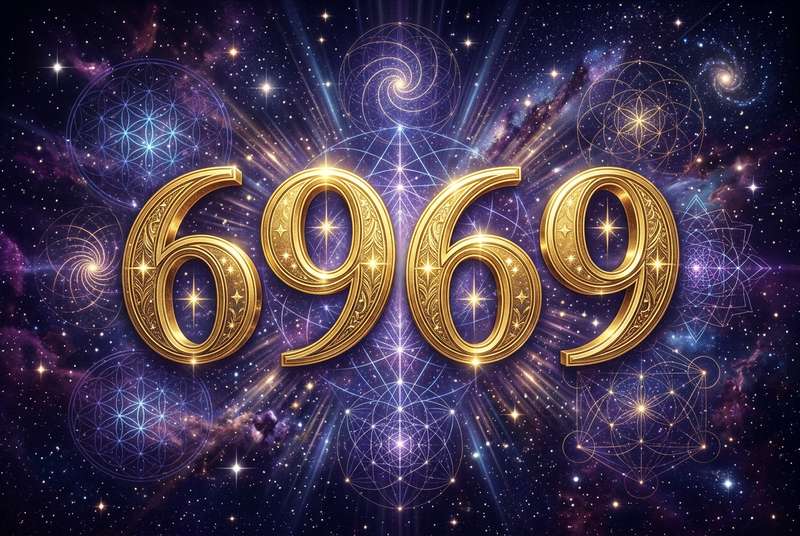Significado espiritual del número 6969 relacionado con la sanación emocional y el renacimiento personal.