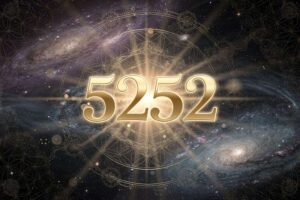 Combinación numérica que representa la secuencia sagrada 5252 con energía divina de reconciliación y compasión espiritual.