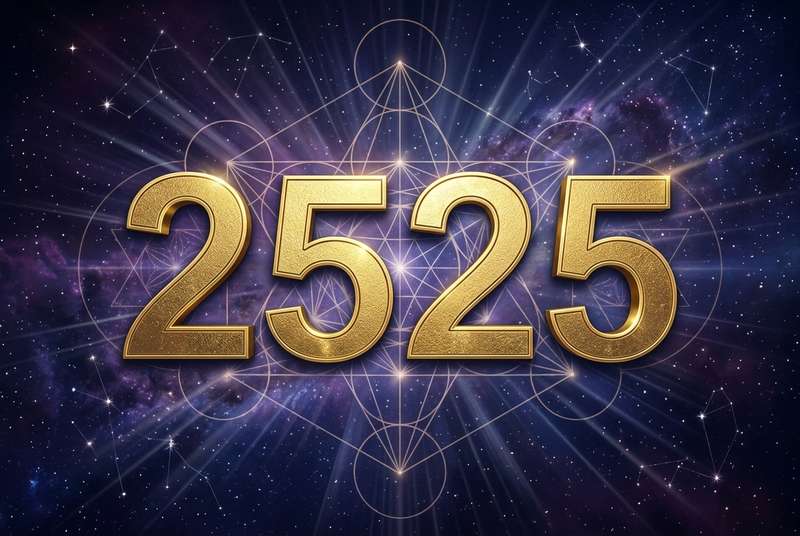 Significado espiritual del número 2525 en numerología y su conexión con transformaciones divinas.
