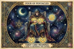 Significados de la Carta del Tarot Cuatro de Pentáculos: Una Guía sobre la Abundancia y el Control