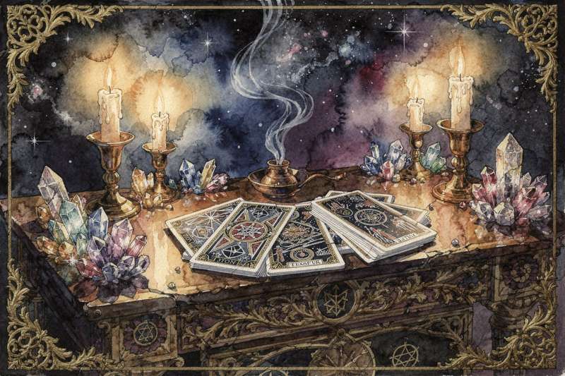 Lectura de tarot para la pareja Escorpio y Piscis donde se revelan significados de las cartas del tarot.