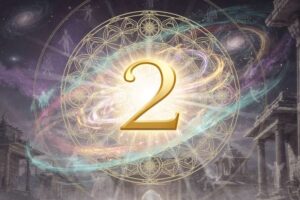 Persona en equilibrio entre dos caminos distintos que representa la dualidad del número dos en numerología.