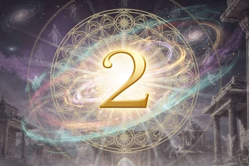 Persona en equilibrio entre dos caminos distintos que representa la dualidad del número dos en numerología.