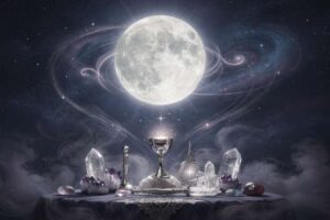 Representación gráfica de la posición lunar en cada una de las doce casas astrológicas y su influencia en el perfil emocional.