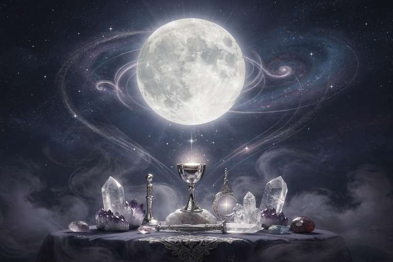 Representación gráfica de la posición lunar en cada una de las doce casas astrológicas y su influencia en el perfil emocional.