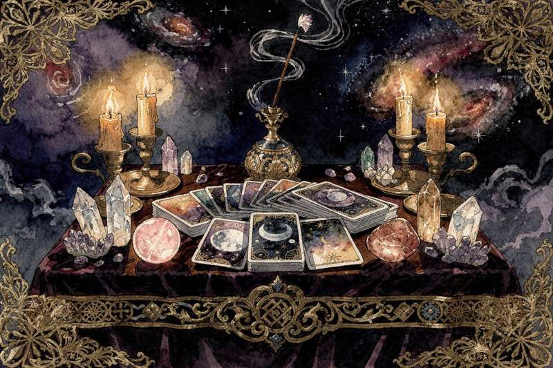 Representación de las principales cartas del tarot asociadas al chakra raíz para sanar y equilibrar la energía base del cuerpo.