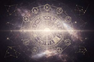Representación de los doce signos zodiacales y sus necesidades emocionales más profundas según la astrología.