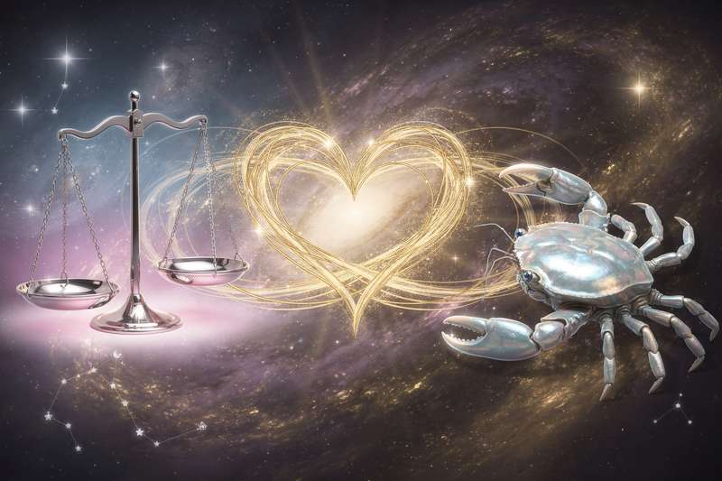 Pareja heterosexual en un momento íntimo, representando la conexión emocional y equilibrada entre dos signos del zodiaco.