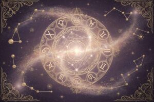 Alineación planetaria mostrando la posición de Júpiter en el signo zodiacal de Tauro durante un tránsito astrológico.