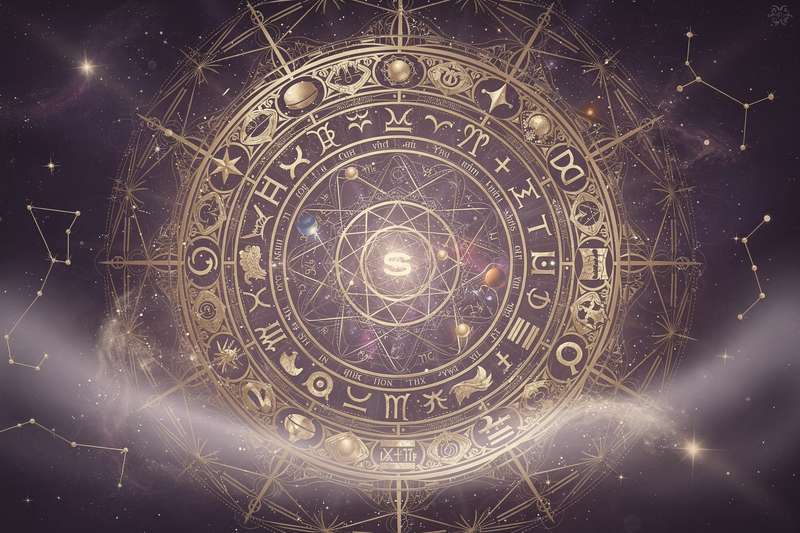 Representación visual de patrones de comunicación y comportamiento textual característico del signo zodiacal Escorpio.