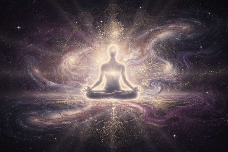 Persona en actitud meditativa practicando mindfulness para desarrollar empatía y conexión espiritual con su entorno.