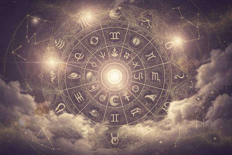 Representación de los doce signos zodiacales asociados a los errores y desafíos más comunes que comete cada uno en su entorno...