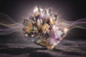 Cristal de Amatista Elestial: Creatividad, Liderazgo y Propiedades Curativas