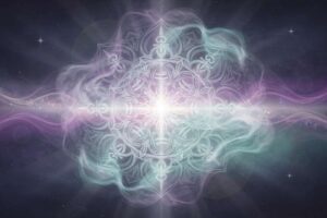 Representación visual de los principios fundamentales del feng shui chino aplicados al equilibrio energético de espacios...