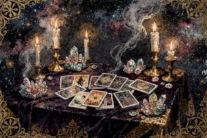Cartas del tarot que simbolizan agradecimiento y prosperidad en la práctica adivinatoria.